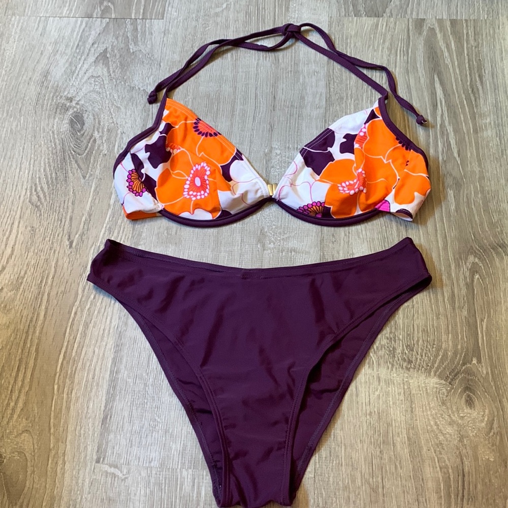 Blue wave bikini